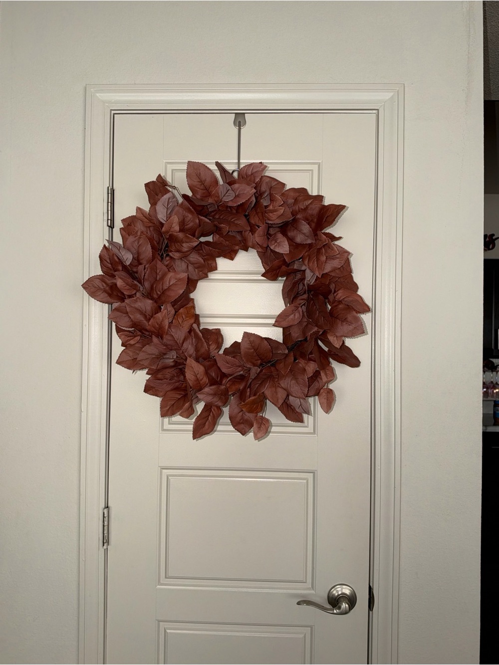 Hearth & Hand Rust Brown Leaf Wreath